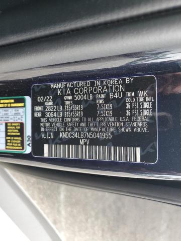 Photo 10 from auction – 2022 KIA EV6 LIGHT with VIN KNDC34LB7N5041955