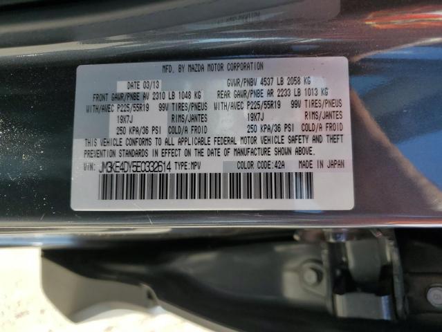 Photo 10 from auction – 2014 MAZDA CX-5 GT with VIN JM3KE4DY5E0332614