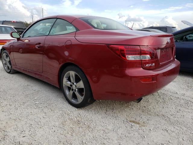 Photo 3 from auction – 2010 LEXUS IS 250 with VIN JTHFF2C29A2513575