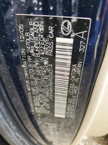 Photo 10 from auction – 2006 LEXUS SC 430 with VIN JTHFN48Y869004314