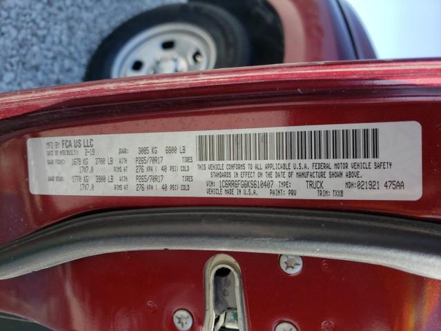 Photo 10 from auction – 2019 RAM 1500 CLASS with VIN 1C6RR6FG6KS610407
