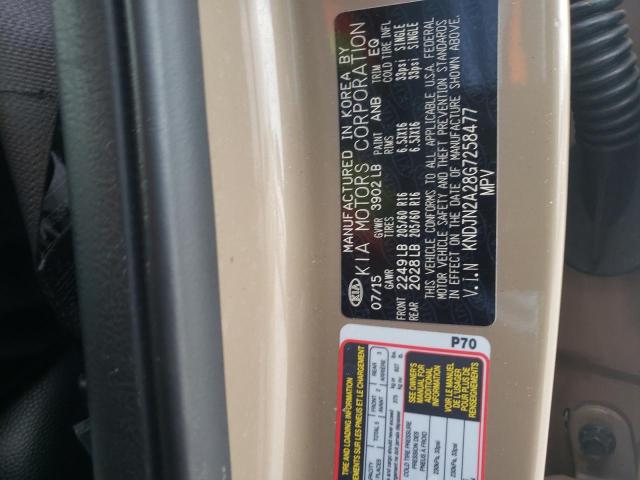 Photo 10 from auction – 2016 KIA SOUL with VIN KNDJN2A28G7258477