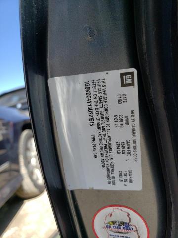 Photo 10 from auction – 2003 CADILLAC DEVILLE with VIN 1G6KD54Y13U227515