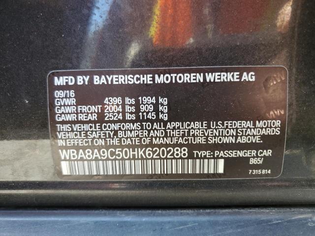 Photo 10 from auction – 2017 BMW 320 I with VIN WBA8A9C50HK620288
