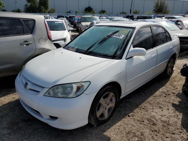 Photo 2 from auction – 2005 HONDA CIVIC EX with VIN 1HGES26745L003586