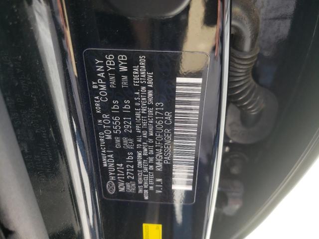 Photo 10 from auction – 2015 HYUNDAI GENESIS 5. with VIN KMHGN4JF0FU061713