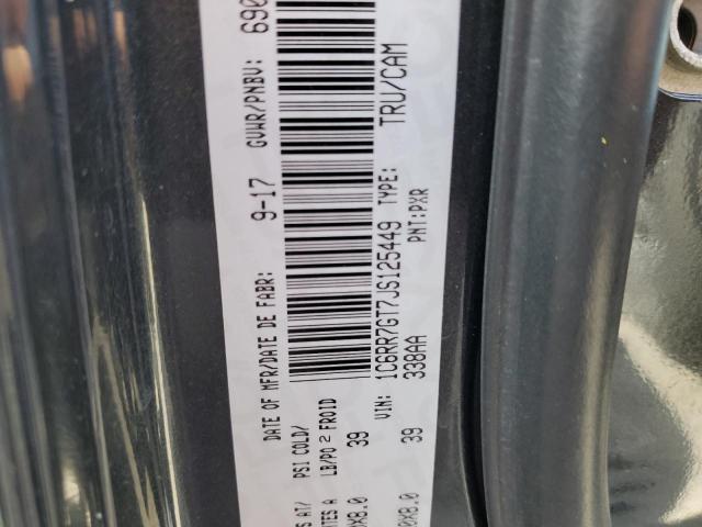 Photo 10 from auction – 2018 RAM 1500 SLT with VIN 1C6RR7GT7JS125449