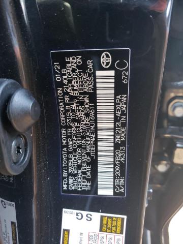 Photo 10 from auction – 2021 TOYOTA COROLLA LE with VIN JTDEPMAE1MJ169611