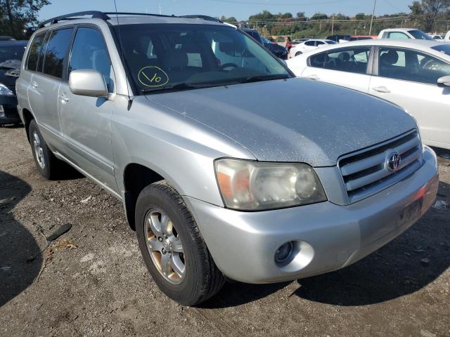 TOYOTA HIGHLANDER 2006 with VIN JTEEP21AX60148598 - Photo from auction