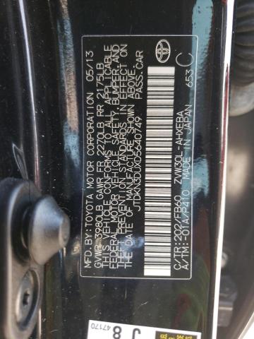 Photo 10 from auction – 2013 TOYOTA PRIUS with VIN JTDKN3DUXD5640749