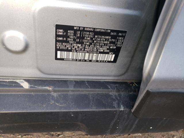 Photo 10 from auction – 2017 SUBARU OUTBACK 2. with VIN 4S4BSANC7H3438919