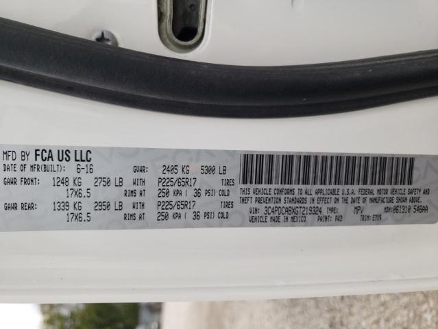 Photo 10 from auction – 2016 DODGE JOURNEY SE with VIN 3C4PDCABXGT219324