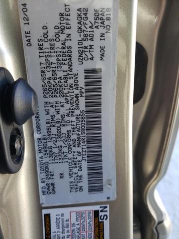 Photo 10 from auction – 2005 TOYOTA 4RUNNER SR with VIN JTEZT14R158005855