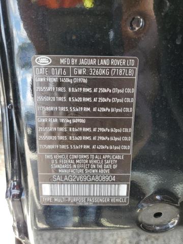 Photo 10 from auction – 2016 LAND ROVER LR4 HSE with VIN SALAG2V69GA808904