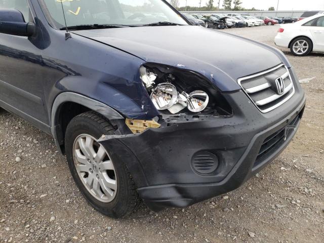 Photo 9 from auction – 2006 HONDA CR-V EX with VIN JHLRD68876C026016