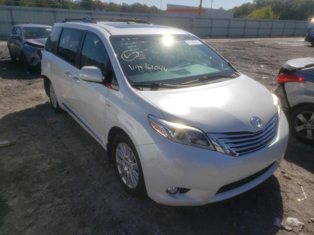 TOYOTA SIENNA XLE 2017 with VIN 5TDDZ3DC3HS161044 - Photo from auction