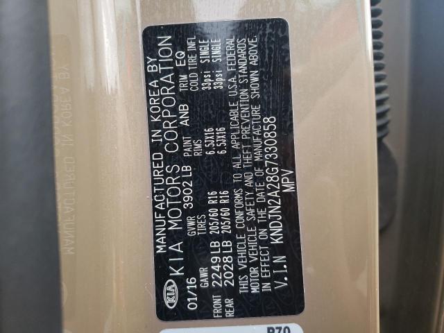 Photo 10 from auction – 2016 KIA SOUL with VIN KNDJN2A28G7330858