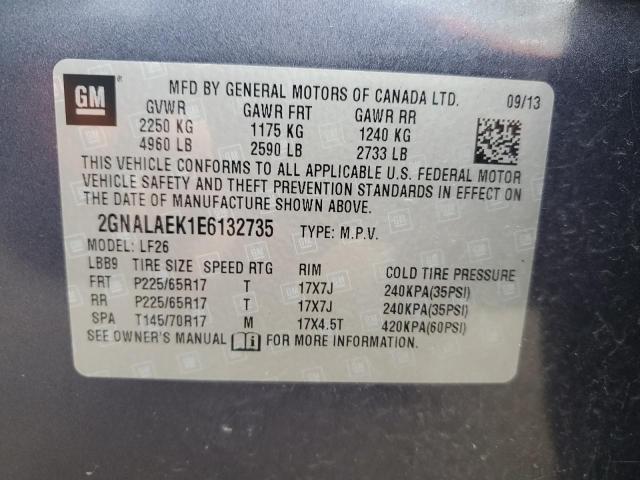 Photo 10 from auction – 2014 CHEVROLET EQUINOX LS with VIN 2GNALAEK1E6132735