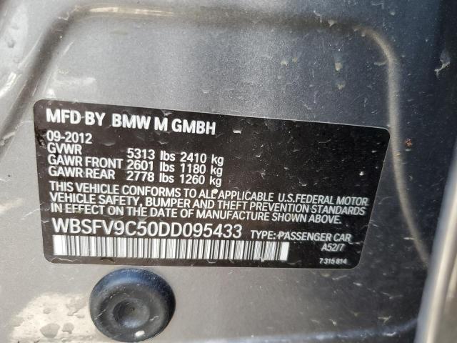 Photo 10 from auction – 2013 BMW M5 with VIN WBSFV9C50DD095433