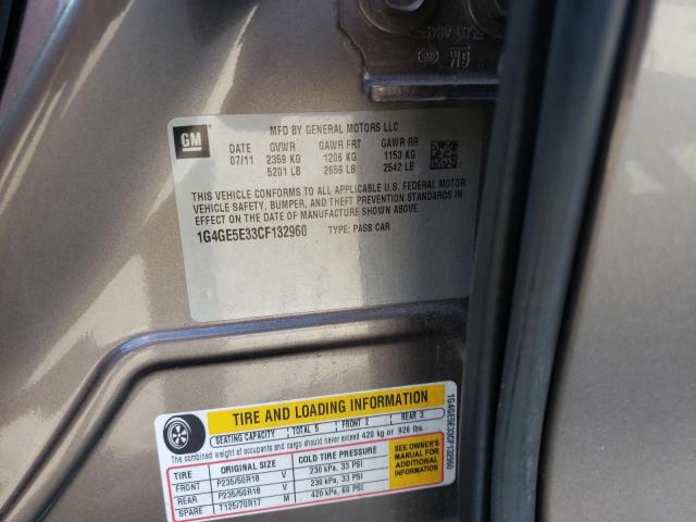 Photo 10 from auction – 2012 BUICK LACROSSE P with VIN 1G4GE5E33CF132960