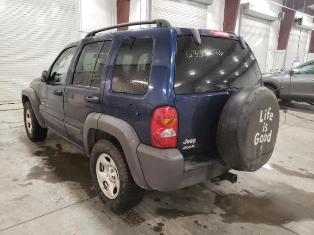 Photo 3 from auction – 2003 JEEP LIBERTY SP with VIN 1J4GL48KX3W629988
