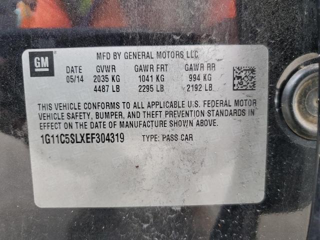 Photo 10 from auction – 2014 CHEVROLET MALIBU 1LT with VIN 1G11C5SLXEF304319