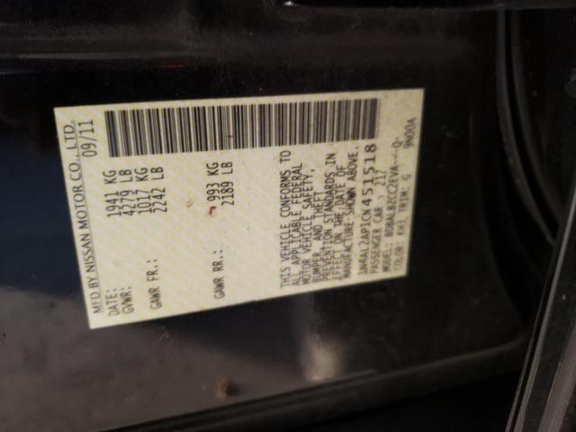 Photo 10 from auction – 2012 NISSAN ALTIMA BAS with VIN 1N4AL2AP1CN451518