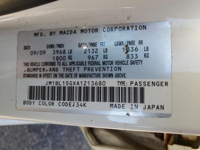 Photo 10 from auction – 2010 MAZDA 3 I with VIN JM1BL1SGXA1213680