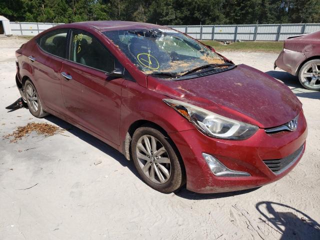 HYUNDAI ELANTRA SE 2016 with VIN 5NPDH4AE5GH730544 - Photo from auction