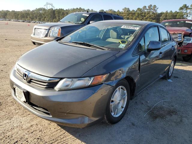 Photo 2 from auction – 2012 HONDA CIVIC HF with VIN 2HGFB2F65CH322646