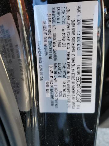 Photo 10 from auction – 2020 MAZDA CX-9 TOURI with VIN JM3TCACY1L0400253
