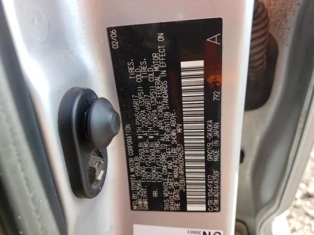 Photo 10 from auction – 2006 TOYOTA 4RUNNER SR with VIN JTEBU14R960096257