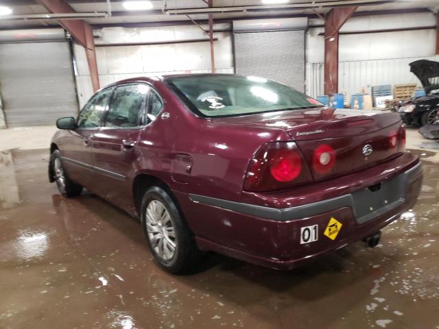 Photo 3 from auction – 2003 CHEVROLET IMPALA with VIN 2G1WF52E839336495