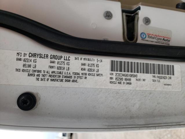 Photo 10 from auction – 2014 CHRYSLER 300 with VIN 2C3CCAAG0EH305849