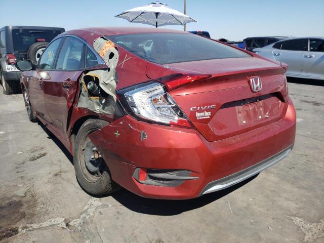 Photo 3 from auction – 2020 HONDA CIVIC LX with VIN 19XFC2F66LE009497