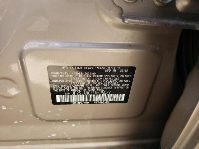 Photo 10 from auction – 2015 SUBARU FORESTER 2 with VIN JF2SJAHC3FH595027