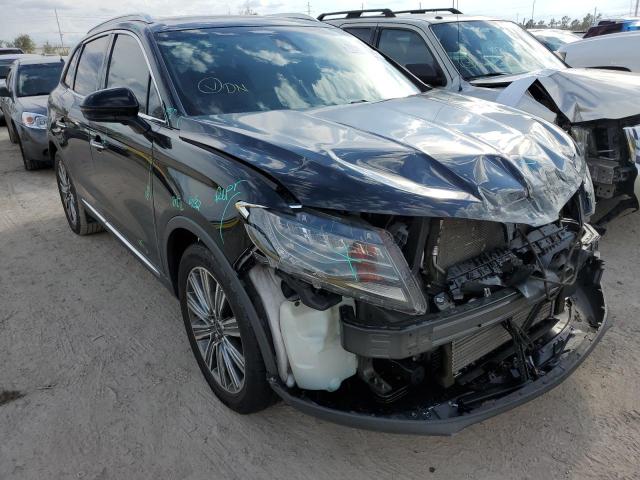 LINCOLN MKX BLACK 2016 with VIN 2LMPJ7JPXGBL41897 - Photo from auction