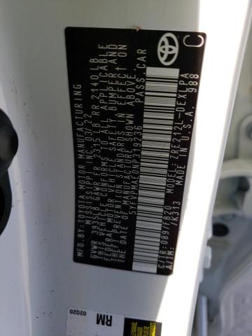Photo 10 from auction – 2022 TOYOTA COROLLA LE with VIN 5YFVPMAE0NP319236