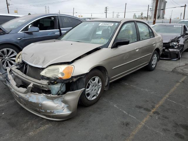 Photo 2 from auction – 2002 HONDA CIVIC LX with VIN JHMES16582S003579
