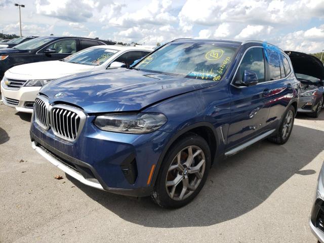 Photo 2 from auction – 2022 BMW X3 XDRIVE3 with VIN 5UX53DP06N9N40397