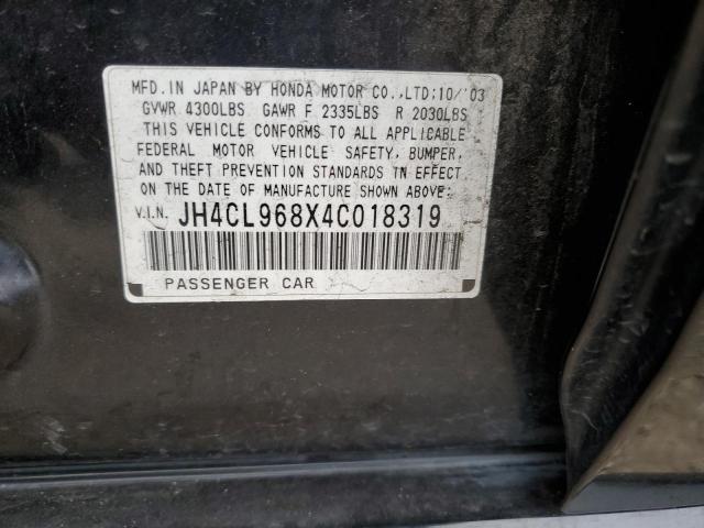 Photo 10 from auction – 2004 ACURA TSX with VIN JH4CL968X4C018319
