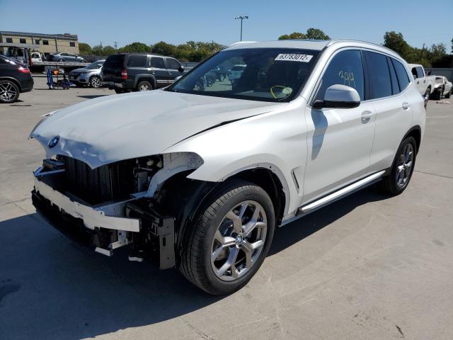 Photo 2 from auction – 2022 BMW X3 XDRIVE3 with VIN WBX57DP02NN148047