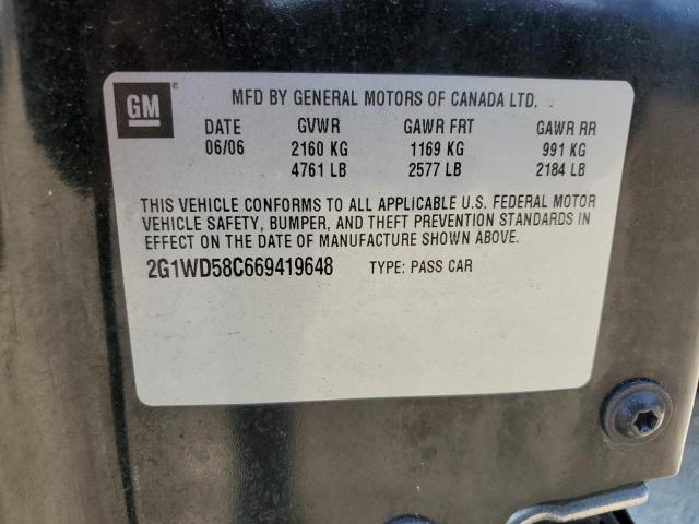 Photo 10 from auction – 2006 CHEVROLET IMPALA SUP with VIN 2G1WD58C669419648