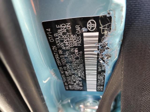 Photo 10 from auction – 2014 TOYOTA PRIUS C with VIN JTDKDTB39E1077716