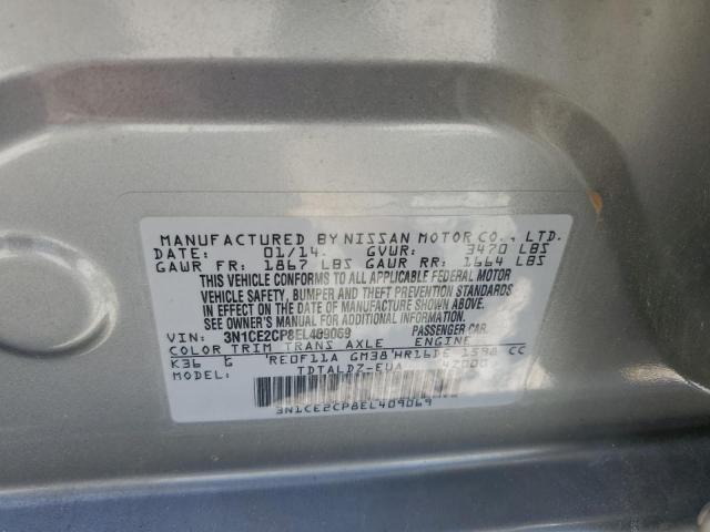 Photo 10 from auction – 2014 NISSAN VERSA NOTE with VIN 3N1CE2CP8EL409069