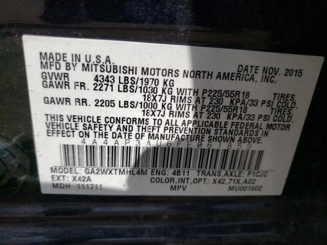 Photo 10 from auction – 2015 MITSUBISHI OUTLANDER with VIN 4A4AP3AU6FE061859