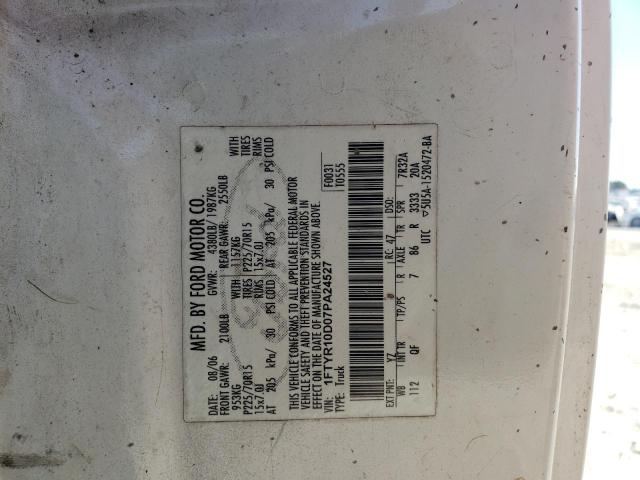 Photo 10 from auction – 2007 FORD RANGER with VIN 1FTYR10D07PA24527