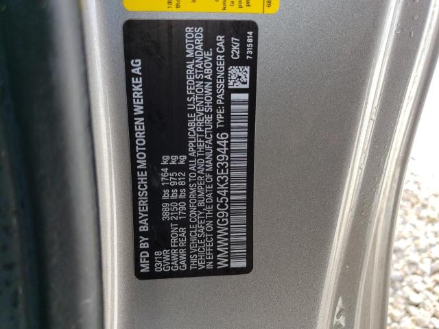 Photo 10 from auction – 2019 MINI COOPER S with VIN WMWWG9C54K3E39446
