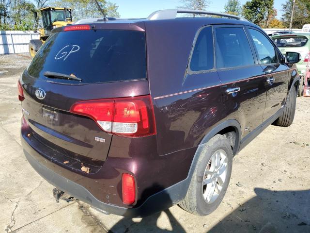 Photo 4 from auction – 2014 KIA SORENTO LX with VIN 5XYKTDA77EG505067