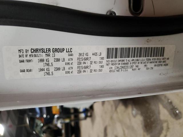 Photo 10 from auction – 2014 JEEP COMPASS SP with VIN 1C4NJCBA2ED511297